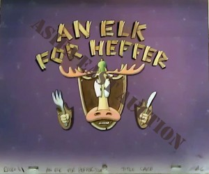 ASIFA-East Animation Art Auction Teaser! Rocko’s Modern Life painted Title Card and original signed art!