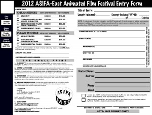 2012 ASIFA-East Animated Film Festival