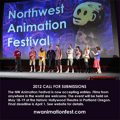 NW ANIMATION FESTIVAL 2012:  Call For Submissions