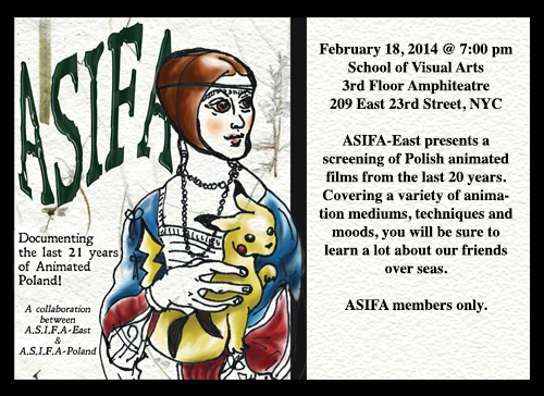 ASIFA-East Presents Animated Poland this Tuesday 2/18