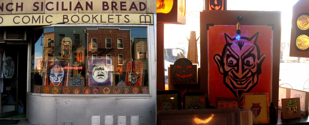 Presenting DESERT ISLAND Gary Leib Halloween Window 2012!