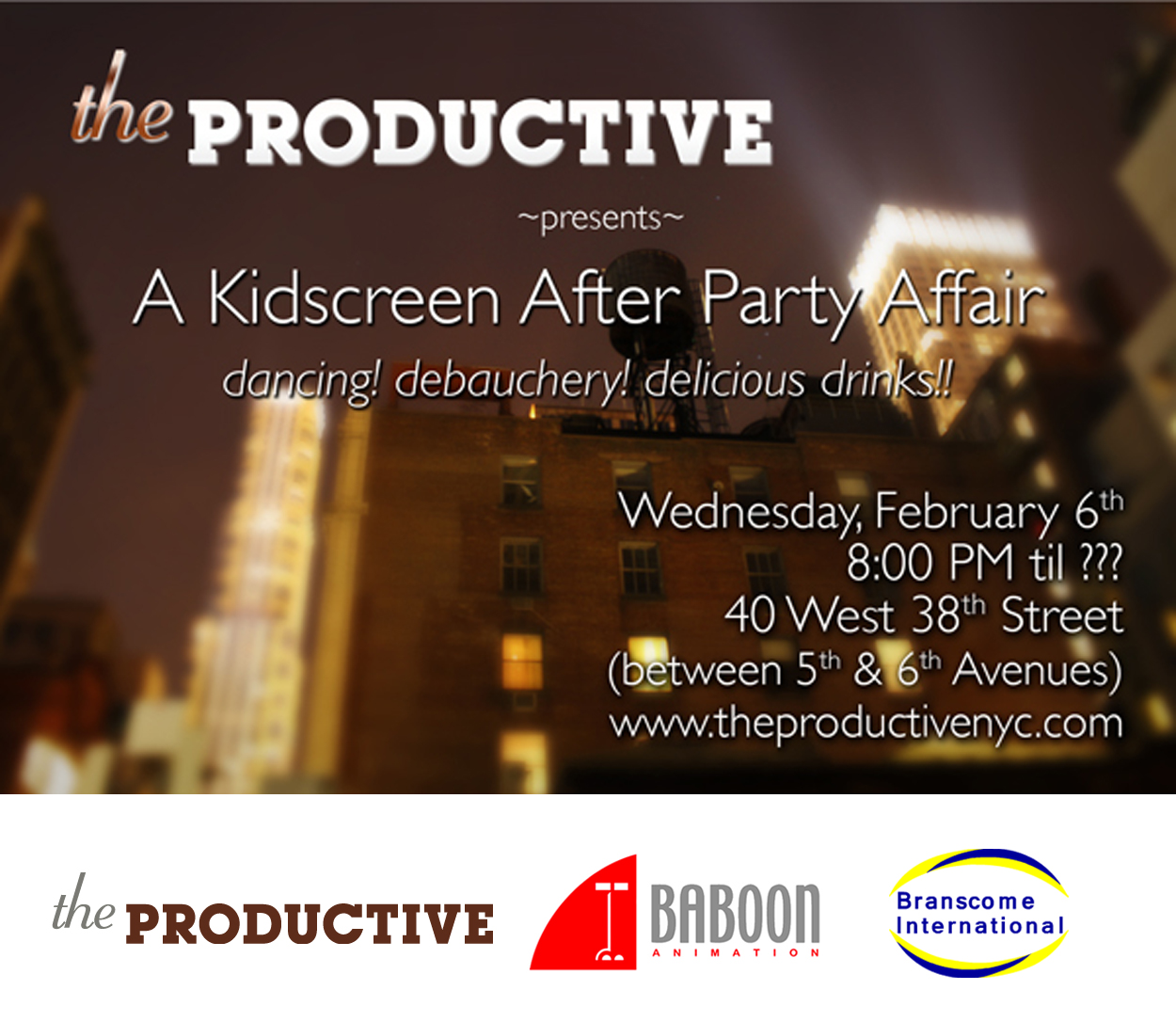 Kidscreen Party at The Productive