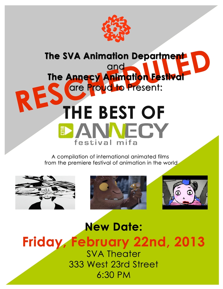 The Best of Annecy – RESCHEDULED – February 22