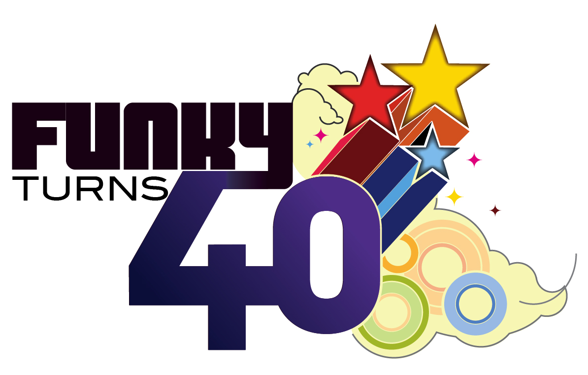 Funky Turns 40 Color Logo