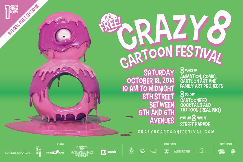 Crazy 8 Cartoon Festival 10/18: ASIFA-East Animation Showcase